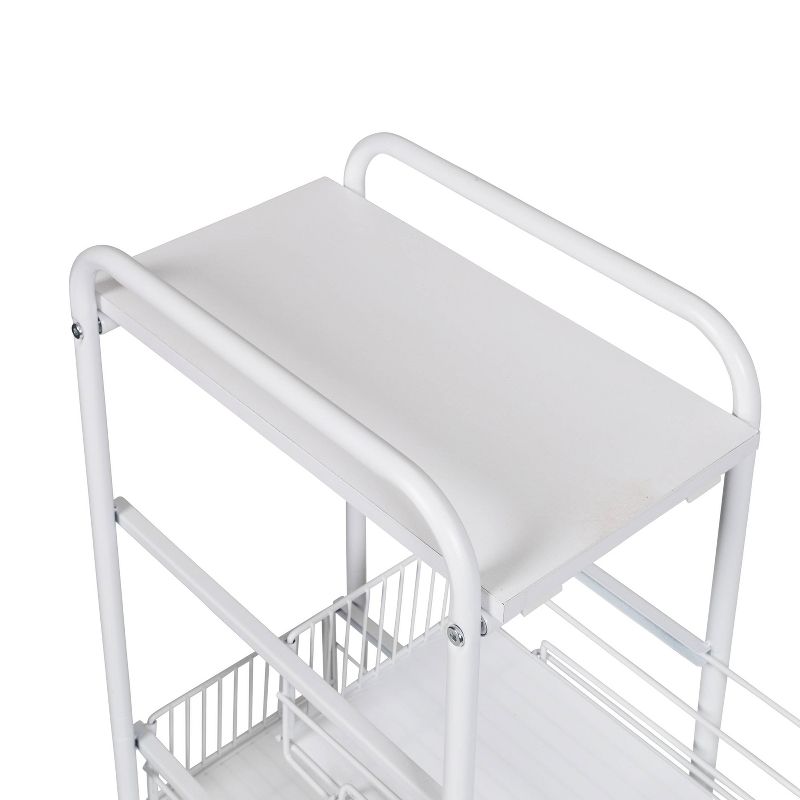 Honey-Can-Do 4 Tier Slim Cart with Pull-Out Baskets, 5 of 11