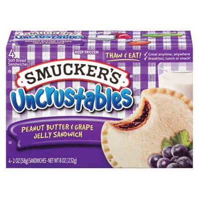 Smucker's Frozen Uncrustables - 4pk - 8oz : Target