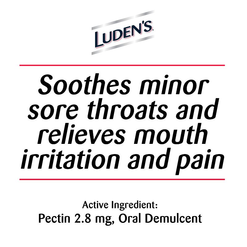Luden&#39;s Soothing Throat Drops for Sore &#38; Irritated Throats - Wild Cherry - 30ct, 6 of 14