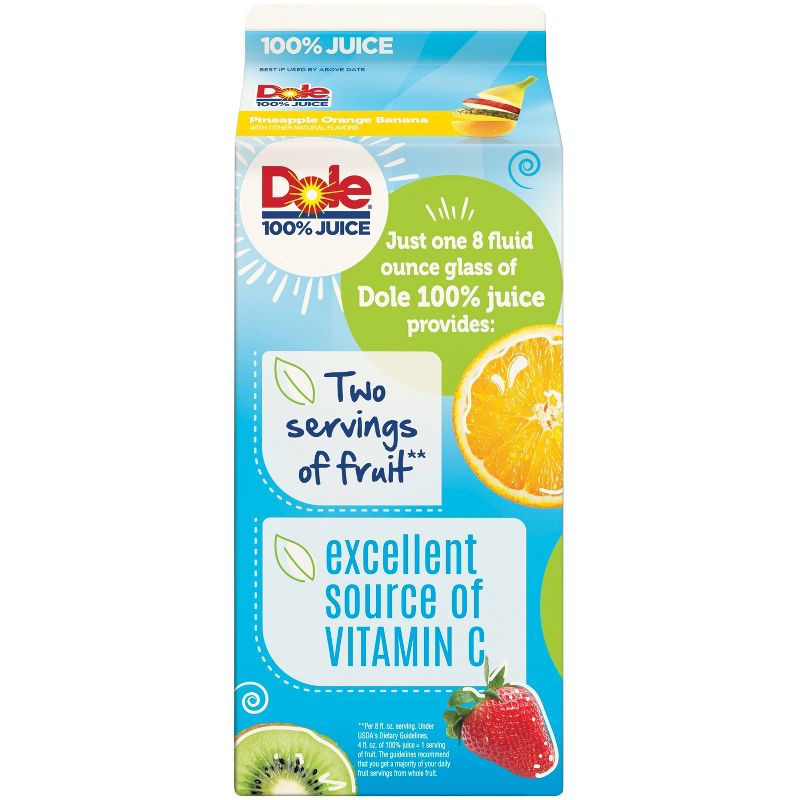 Dole Pineapple Orange Banana Juice - 59 fl oz, 3 of 5