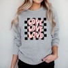 Simply Sage Market Women's Graphic Sweatshirt Love Stacked Grunge - 2 of 3