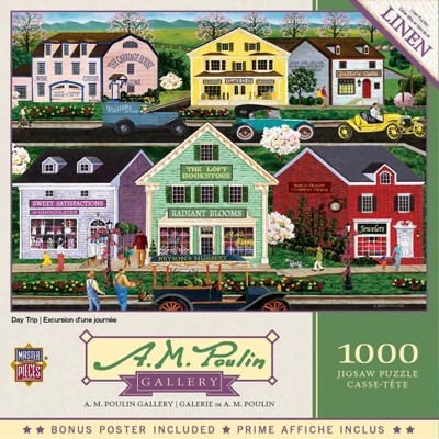 MasterPieces AM Poulin Puzzles Collection - Day Trip 1000 Piece Jigsaw Puzzle