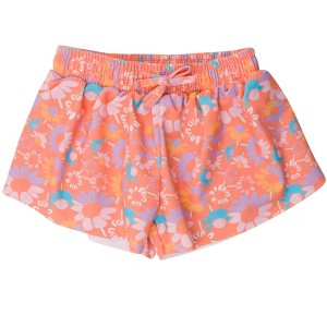 RuffleButts Girls Active Butterfly Shorts - 1 of 4