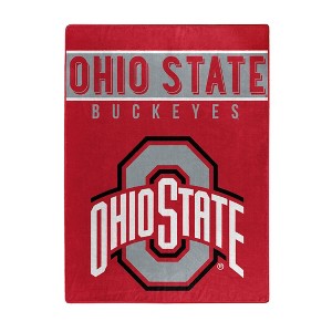 60" x 80" NCAA Ohio State Buckeyes Raschel Throw Blanket - 1 of 4