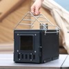 Fortune Candy 1 Set Folding Portable Wood Burning Tent Stove with Cooking Surface, Pipes and Spark Arrestor, for Camping, Hiking, Outdoor Courtyard - 4 of 4