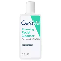 CeraVe Foaming Face Wash, Facial Cleanser for Normal to Oily Skin with Essential Ceramides - 3 fl oz​​
