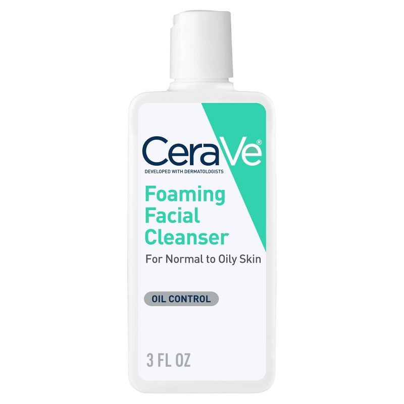 CeraVe Foaming Face Wash, Facial Cleanser for Normal to Oily Skin, 1 of 22