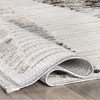 Nuloom Maira Abstract Textured Striped Indoor Area Rug Color Light Gray Size 5' x 8' - 4 of 4