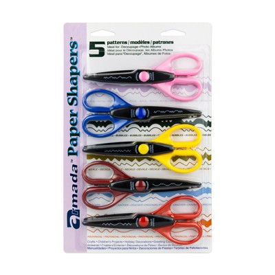 Armada Paper Shapers Decorative Scissors 5-Pack, Set 2 (Case of 2)