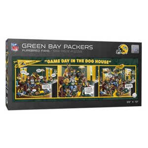 NFL Green Bay Packers Game Day in the Dog House Puzzle - 1000Pc - 1 of 3
