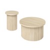 NicBex Modern End Table Set of 2,Round Coffee Table,Modern Side Tables Accent Table for Living Room,Apartment - 2 of 4