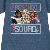 - Barbie - Back To School Graphic Short Sleeve Fleece Dress - 2 of 4