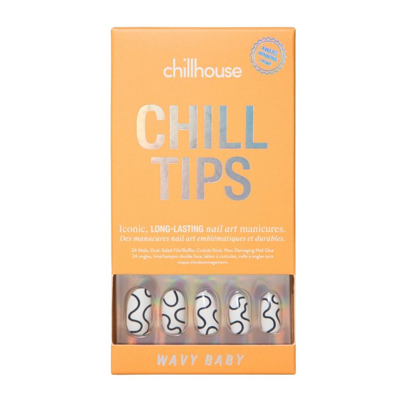 Chillhouse Chill Tips Press-On Fake Nails - Wavy Baby - 24ct, 1 of 16