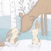 Sammy & Lou Cottontail Friends Baby Nursery Crib Bedding Set - 4pc - 2 of 4