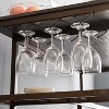 VYNXARIA 3-Piece Bar Steels Kitchen Dining Room Table Set Retro Brown Bar Chair for Dining Room - 3 of 4