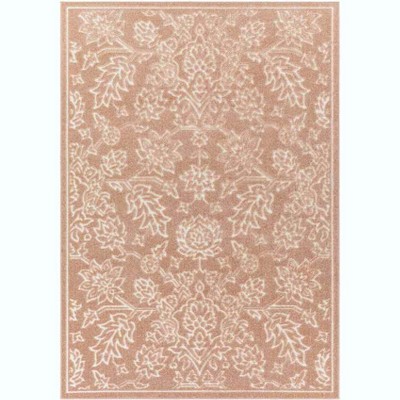 Mark & Day Melini 6'7"x9' Rectangle Woven Indoor and Outdoor Area Rugs Coral: Stain-Resistant, Pet Friendly, Polypropylene
