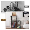 HDZNVF Guitar Rack Holder With Record Player Stand, Multiple Guitar Display Stand For 4-6 Acoustic - 4 of 4