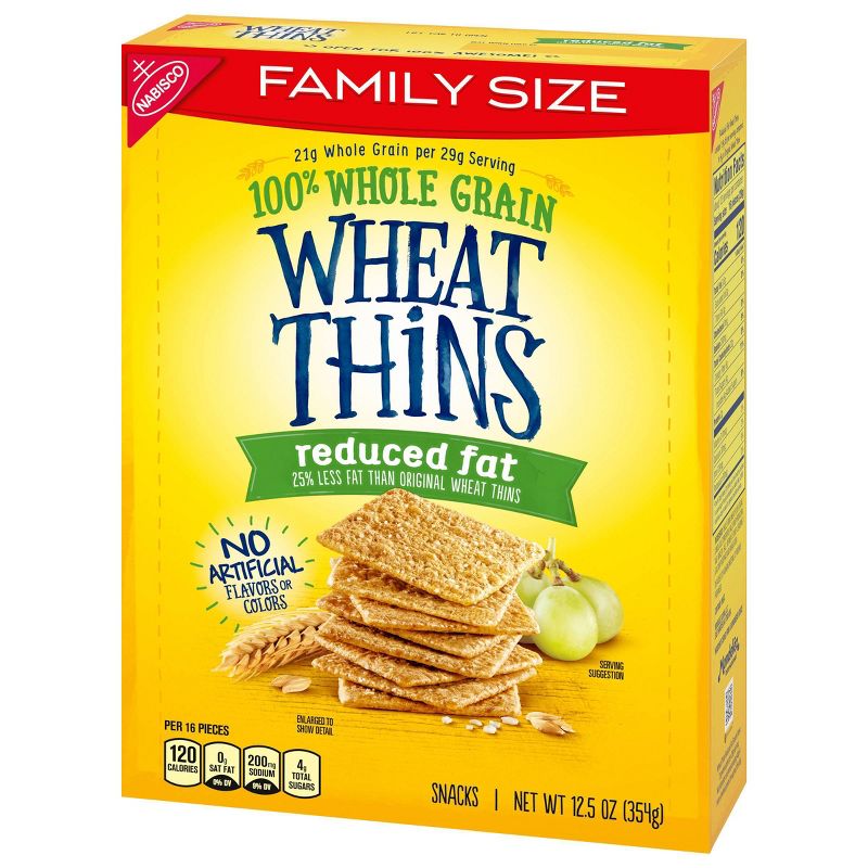 Wheat Thins Reduced Fat Crackers, 3 of 20