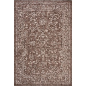 Courtyard CY8680 UV & Stain Resistant Non-Shedding Power Loomed Indoor/Outdoor Rugs - Safavieh - 1 of 4