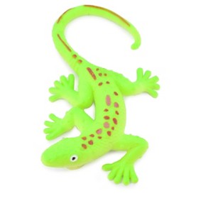 Collectible Wildlife Gifts | Gecko, Green Spotted Gecko Stretchy Rubber Toy, Realistic, Rainforest, Model,   Educational, Gift  3"  F0112B13 - 1 of 4