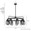 Hunter Fans 34.5" Starklake Ceiling Light Noble Bronze Finish - 9 Bulb Industrial Chandelier for Modern & Farmhouse Spaces - 4 of 4