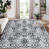 Area Rug – Soft Low-Pile Non-Slip Carpet | Distressed Contemporary Throw Rug: Stain Resistant for Living Room, Bedroom, Office & Dining Room - 2 of 4
