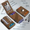 Paaaawaters Airtag Wallet for Men,with Money Clip Gift Boxed,Slim Front Pocket Wallet RFID Blocking Metal Case - 2 of 4