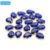 Unique Bargains Glass Craft Embellishments Flat Back Four Claws Teardrop Gems 20 Pcs - 3 of 4
