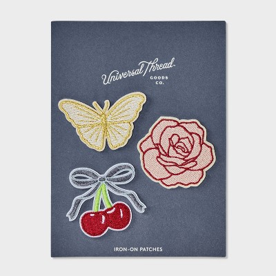 Butterfly Rose Cherry Patch Set 3pc - Universal Thread™ Multicolor