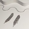14K Gold Plated Tennis Necklace - 3mm Rhinestone Butterfly Choker for Women - 3 of 4