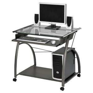 Writing Desk Pewter - Acme Furniture - 1 of 4