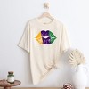 Simply Sage Market Women's Mardi Gras Lips Short Sleeve Graphic Tee - 3 of 3