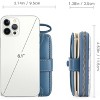 Small Wallet for Women Leather,RFID Blocking Bifold Zipper Pocket Credit Card Holder Purse Wallets with ID Window - 3 of 4