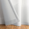 1pc Sheer Window Curtain Panel White - Room Essentials™ - image 3 of 4