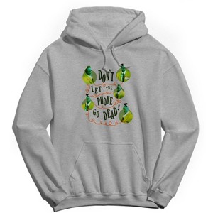 Beetlejuice Men's Don'T Let The Phone Go Dead Long Sleeve Graphic Cotton Sweatshirt Hoodie - 1 of 1