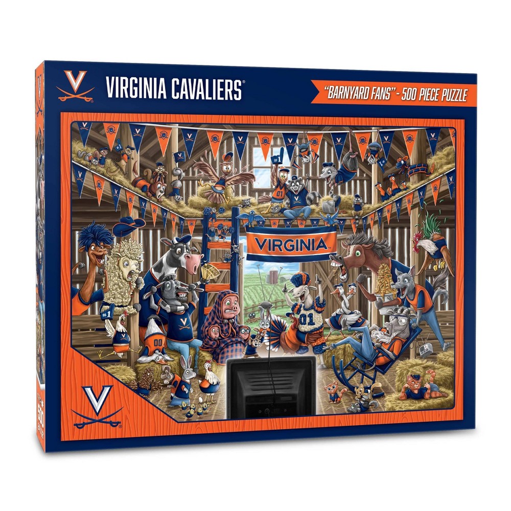 Photos - Jigsaw Puzzle / Mosaic NCAA Virginia Cavaliers Barnyard Fans 500pc Puzzle