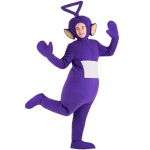 HalloweenCostumes.com Teletubbies Adult's Tinky Winky Costume - 1 of 4