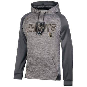 NHL Vegas Golden Knights Men's Gray Performance Hooded Sweatshirt