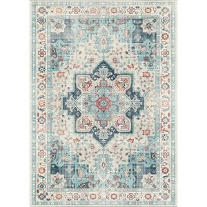 Abynow Faded Medallion Indoor Area Rug - 1 of 4