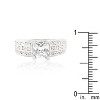 Slickblue Sparkling Women’s Cubic Zirconia Bridal Ring Princess Cut Engagement Jewelry 1.4 ct, Size 5-10 - 3 of 4