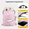 Drawstring Backpack is a must-have for outdoor hiking/fitness, with a simple design and strong waterproof - 3 of 4