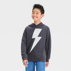 Grayson Threads Kids Big Boy French Terry Hoodie - Black - 1 of 4