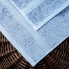 Luxury Cotton Heavyweight Ultra-Plush Bath Towel Set of 2 by Blue Nile Mills - 3 of 4