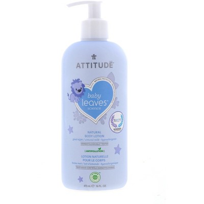Attitude Baby Leaves Body Lotion, Almond Milk, 16 oz