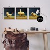 Stupell Industries Yoga Chick Trio Funny Farm Animals Black Framed Giclee Art - 3 of 4