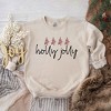 Simply Sage Market Women's Graphic Sweatshirt Holly Jolly Trees - image 2 of 2