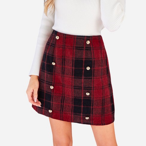 Flannel shop skirt target