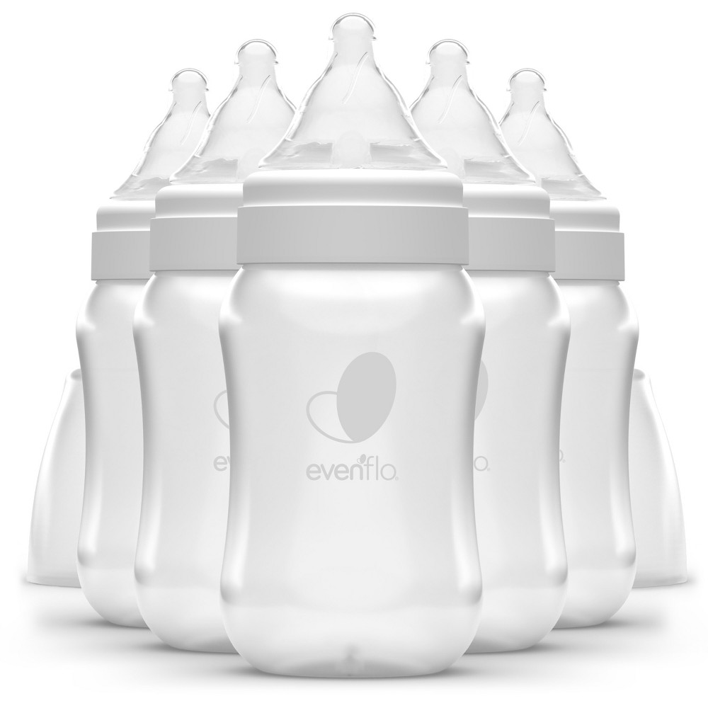 Evenflo 6pk Balance Wide-Neck Anti-Colic Baby Bottles - 9oz