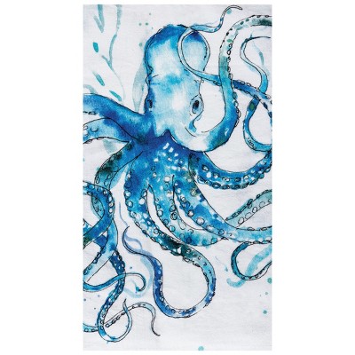 C&F Home Octopus Printed Cotton Flour Sack Kitchen Towel