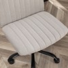 NicBex Adjustable Height Armless Home Office Chair with Wheels for Work Study Vanity - 4 of 4